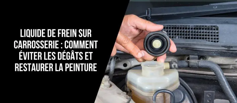 liquide de frein sur carrosserie – dégâts et réparation