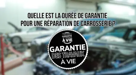 Image en avant sur la garantie réparation carrosserie