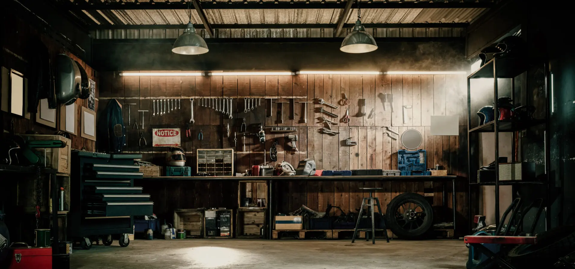 Atelier d'un garagiste