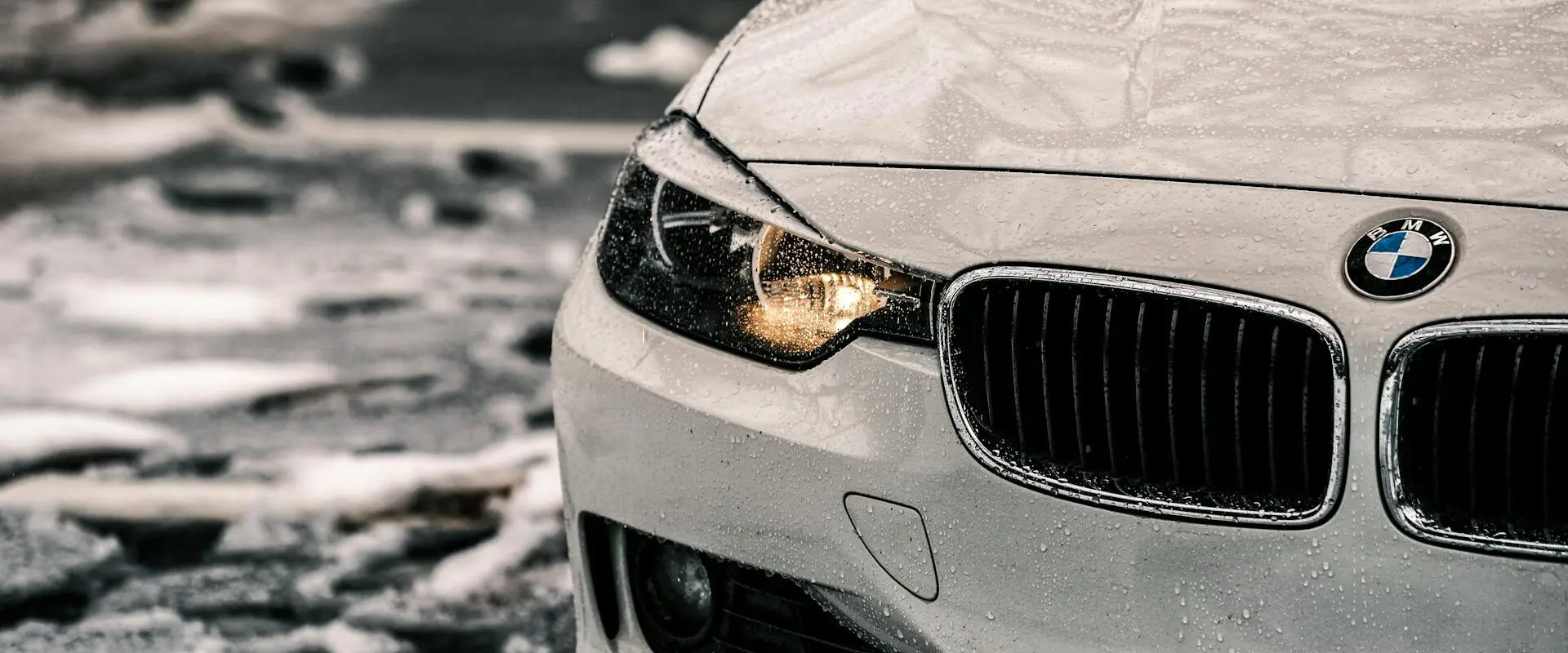 Calandre avant d’une BMW