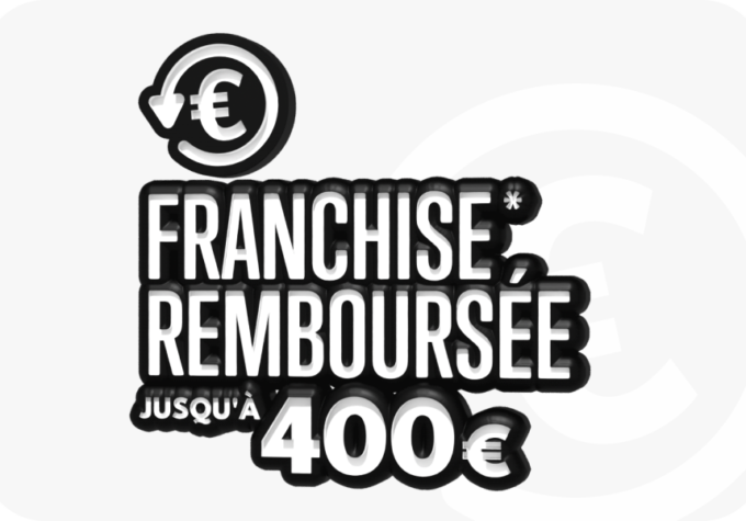 Franchise remboursée jusqu'à 400€
