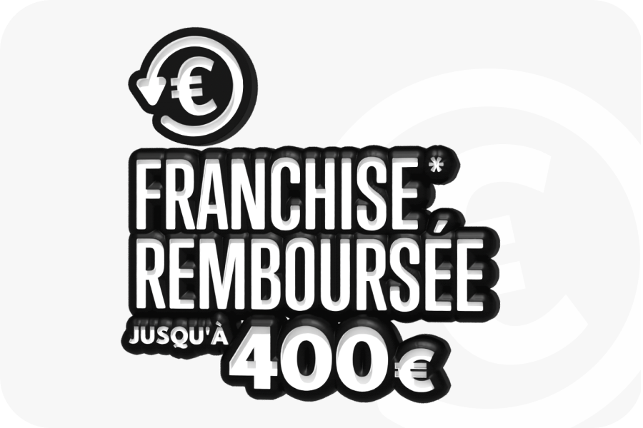 Franchise remboursée jusqu'à 400€
