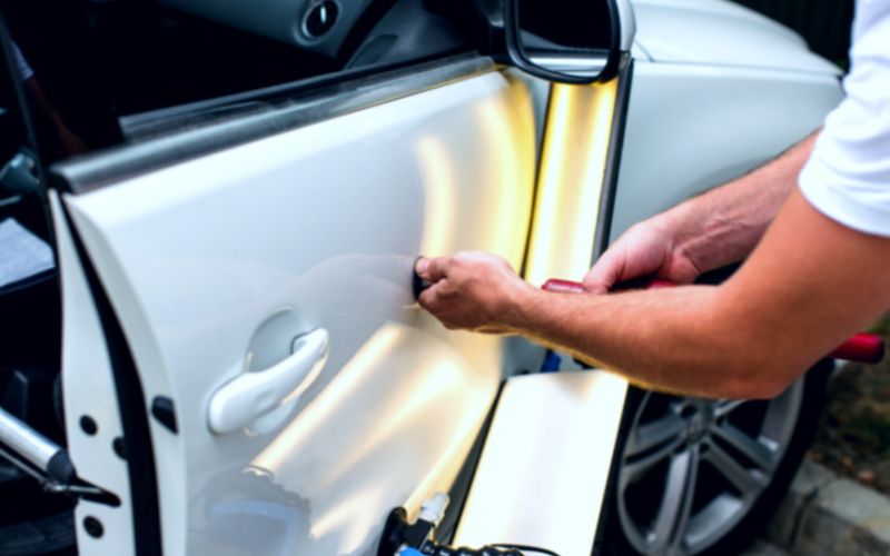 debosseler carrosserie grêlée