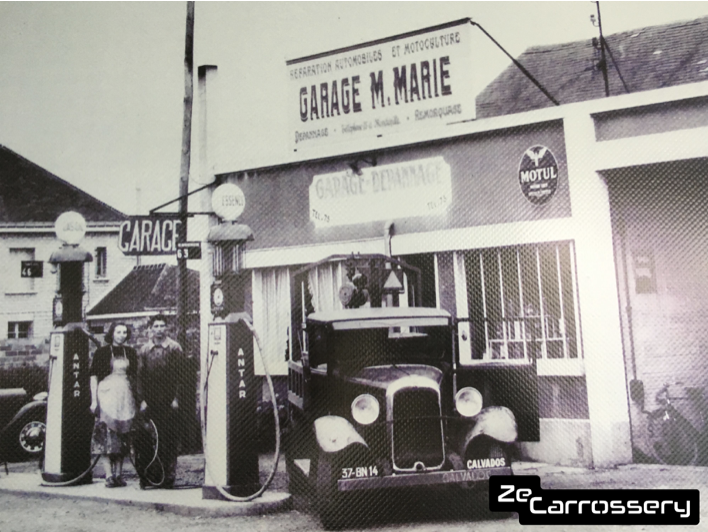 Photo de la carrosserie de famille des soeurs Marie, fondatrices de chez ZeCarrossery