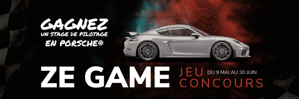 Tentez de gagner un stage de pilotage en Porsche