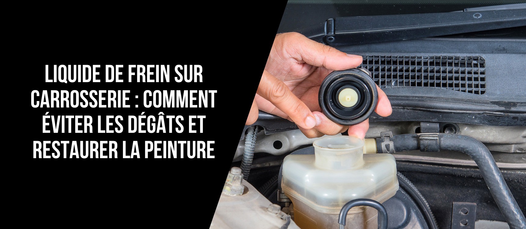 liquide de frein sur carrosserie – dégâts et réparation