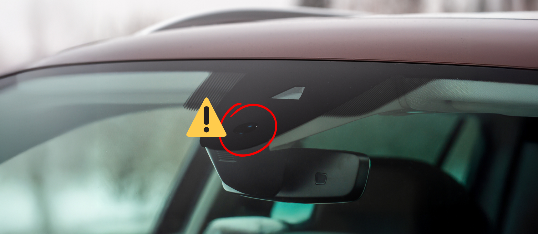 photo expliquant un problème de capteur de pluie après le remplacement d'un pare-brise.