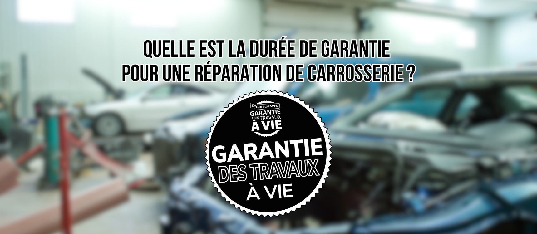 Image en avant sur la garantie réparation carrosserie