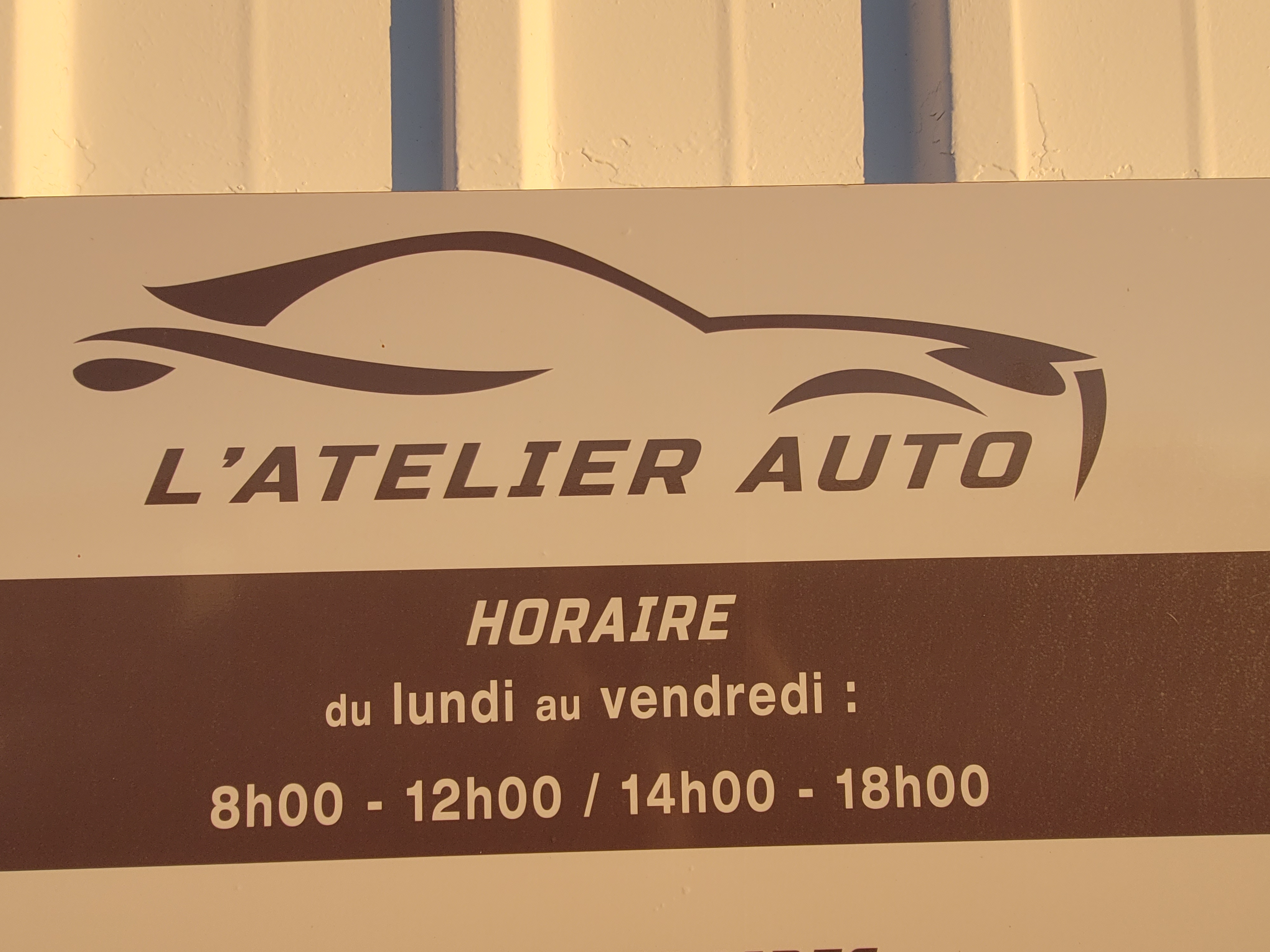 Logo de la carrosserie L'atelier Auto