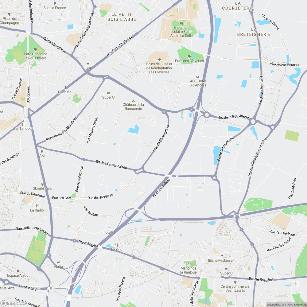 Carte de localisation de Repar&rsquo;auto à Saint Barthelemy D Anjou