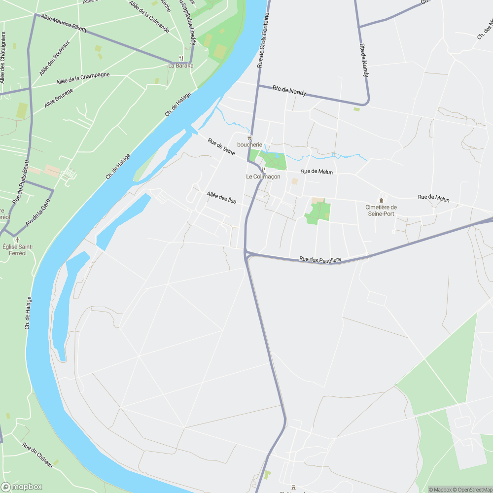 Carte de localisation de Gt Cars Side à Seine-Port