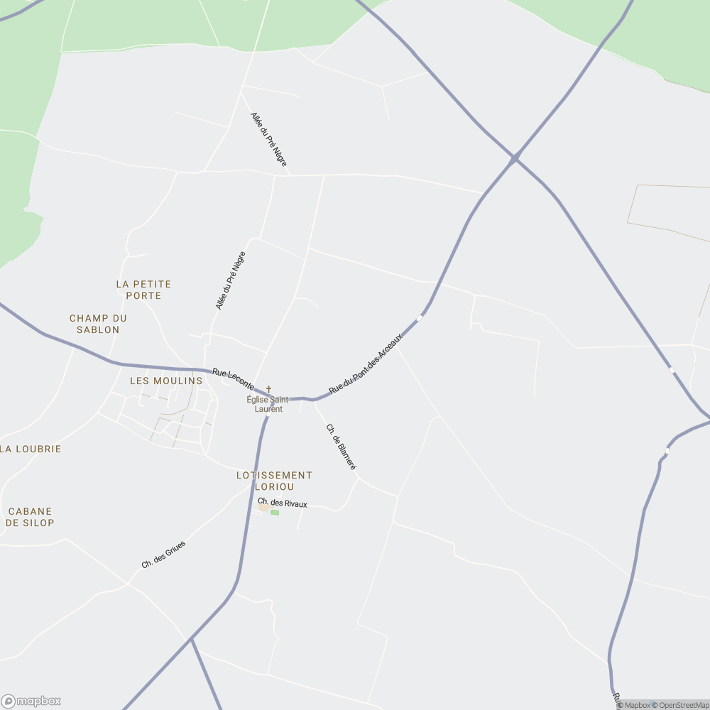 Carte de localisation de Gmt Garage à Bouhet